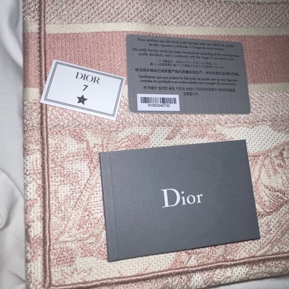 PINK CHRISTIAN DIOR BOOK TOTE MEDIUM - Picture 3 of 16